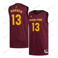 James Harden 13 Arizona State Sun Devils Basketball Men Jersey - Maroon