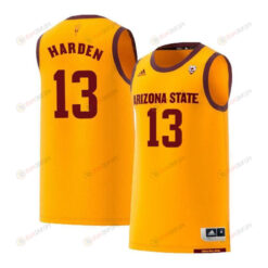James Harden 13 Arizona State Sun Devils Retro Basketball Men Jersey - Yellow