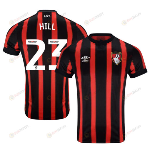 James Hill 23 AFC Bournemouth 2023-24 EFL Home Men Jersey - Red