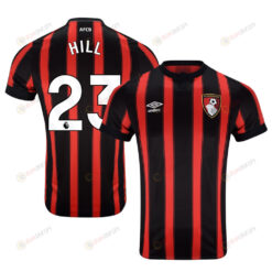 James Hill 23 AFC Bournemouth 2023-24 Premier League Home Men Jersey - Red