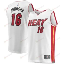 James Johnson Miami Heat Fast Break Player Jersey - Association Edition - White