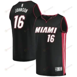 James Johnson Miami Heat Fast Break Player Jersey - Icon Edition - Black