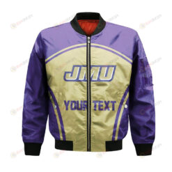 James Madison Dukes Bomber Jacket 3D Printed Curve Style Sport