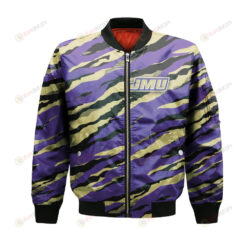 James Madison Dukes Bomber Jacket 3D Printed Sport Style Team Logo Pattern