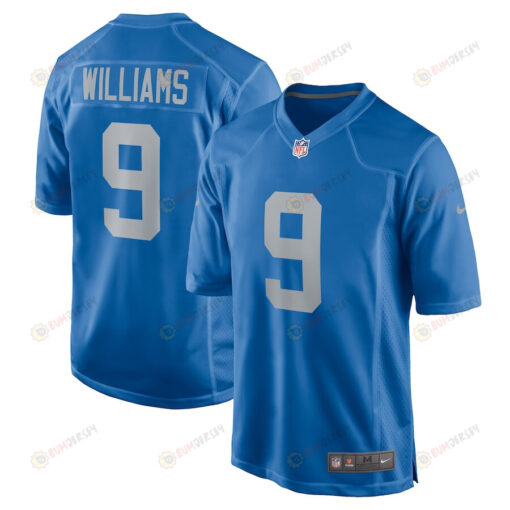 Jameson Williams 9 Detroit Lions Player Game Jersey - Blue