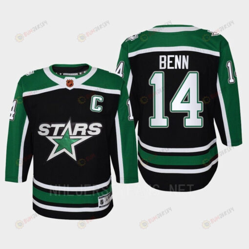 Jamie Benn 14 Dallas Stars 2022 Special Edition 2.0 Retro Youth Jersey Black