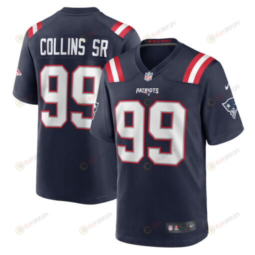 Jamie Collins Sr. 99 New England Patriots Game Men Jersey - Navy