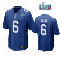 Jamie Gillan 6 New York Giants Super Bowl LVII Super Bowl LVII Royal Men's Jersey