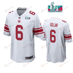 Jamie Gillan 6 New York Giants Super Bowl LVII Super Bowl LVII White Men's Jersey