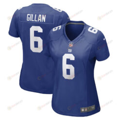 Jamie Gillan New York Giants Women's Game Player Jersey - Royal
