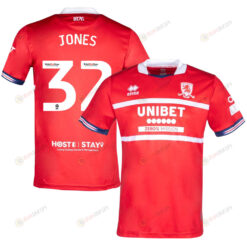 Jamie Jones 32 Middlesbrough FC 2023-24 Home Men Jersey - Red