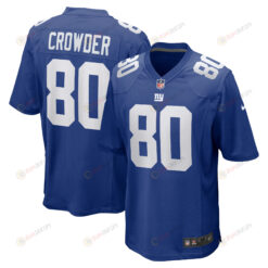 Jamison Crowder 80 New York Giants Men's Jersey - Royal
