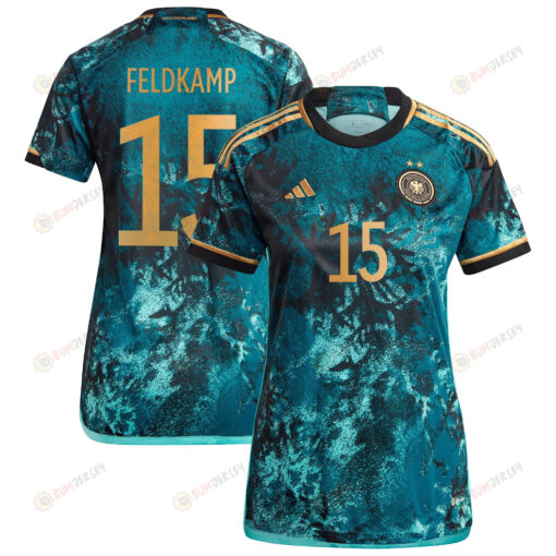 Jana Feldkamp 15 Germany 2023 National Team Away Jersey - Women