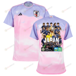 Japan Women's National Team Road To Champions 2023-24 World Cup Away Men Jersey - Pink