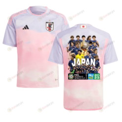 Japan Women's National Team Road To Champions 2023-24 World Cup Away YOUTH Jersey - Pink