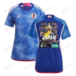 Japan Women's National Team Road To Champions 2023-24 World Cup Home Women Jersey - Blue