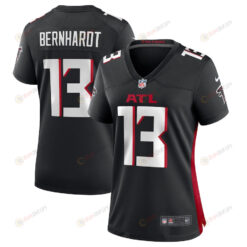 Jared Bernhardt Atlanta Falcons Women's Player Game Jersey - Black
