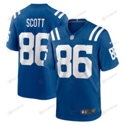 Jared Scott Indianapolis Colts Game Player Jersey - Royal