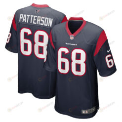 Jarrett Patterson 68 Houston Texans Team Game Men Jersey - Navy