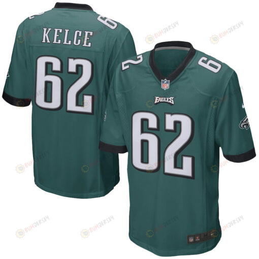 Jason Kelce 62 Philadelphia Eagles Game Player Jersey - Green