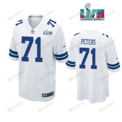 Jason Peters 71 Dallas Cowboys Super Bowl LVII Super Bowl LVII White Men's Jersey