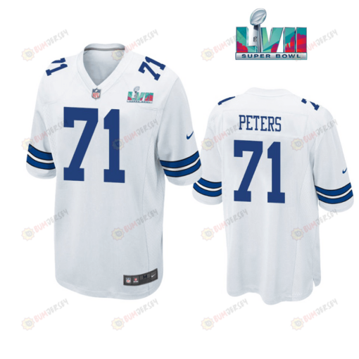 Jason Peters 71 Dallas Cowboys Super Bowl LVII Super Bowl LVII White Men's Jersey