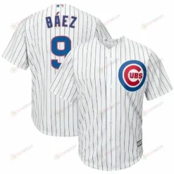 Javier Baez Chicago Cubs Big And Tall Cool Base Player Jersey - White