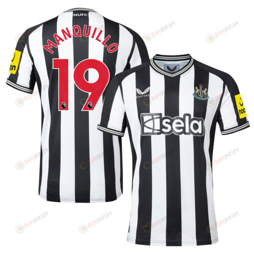 Javier Manquillo 19 Newcastle United 2023-24 Premier League Home Men Jersey - White