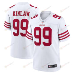 Javon Kinlaw 99 San Francisco 49ers Player Game Jersey - White