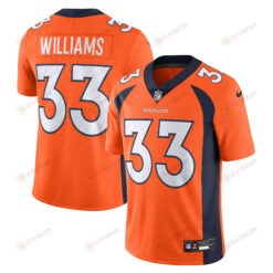 Javonte Williams 33 Denver Broncos Vapor Untouchable Limited Jersey - Orange