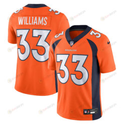 Javonte Williams 33 Denver Broncos Youth Jersey - Orange