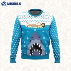 Jaws Ugly Sweaters For Men Women Unisex