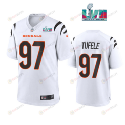 Jay Tufele 97 Cincinnati Bengals Super Bowl LVII Men's Jersey