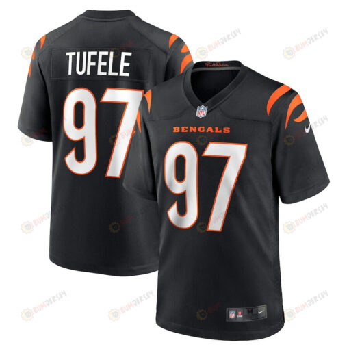 Jay Tufele Cincinnati Bengals Game Player Jersey - Black