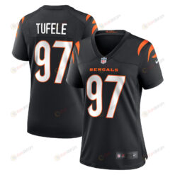 Jay Tufele Cincinnati Bengals Women's Game Player Jersey - Black