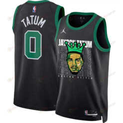 Jayson Tatum King Of Boston Celtics 2022-23 Jersey - Screen Print Graphics