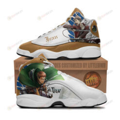 Jean Kirstein Shoes Attack On Titan Anime Air Jordan 13 Shoes Sneakers