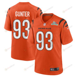 Jeff Gunter 93 Cincinnati Bengals Super Bowl LVII Champions Men Alternate Game Jersey - Orange