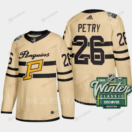 Jeff Petry 26 Pittsburgh Penguins 2023 Winter Classic Cream Jersey