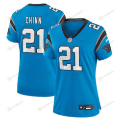 Jeremy Chinn 21 Carolina Panthers Women's Alternate Game Jersey - Blue