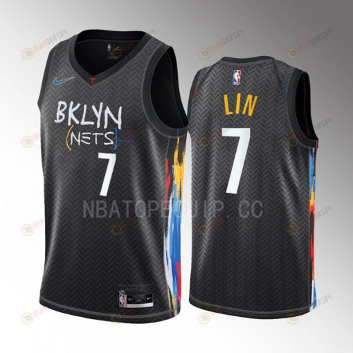 Jeremy Lin 7 38 At The Garden Nets Black Jersey City