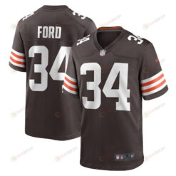 Jerome Ford Cleveland Browns Game Player Jersey - Brown