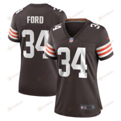 Jerome Ford Cleveland Browns Women's Game Player Jersey - Brown