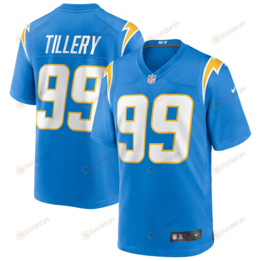 Jerry Tillery 99 Los Angeles Chargers Game Jersey - Powder Blue