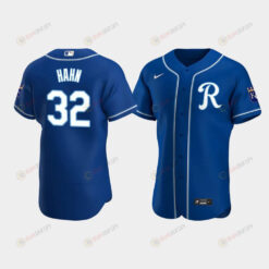 Jesse Hahn 32 Kansas City Royals Team Logo Royal Alternate Jersey Jersey