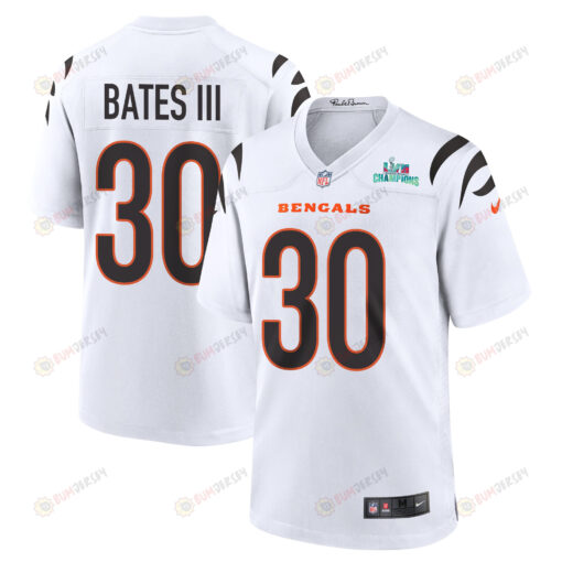 Jessie Bates III 30 Cincinnati Bengals Super Bowl LVII Champions Men's Jersey - White