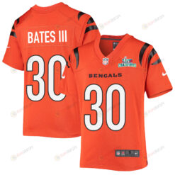 Jessie Bates III 30 Cincinnati Bengals Super Bowl LVII Champions Youth Alternate Game Jersey - Black