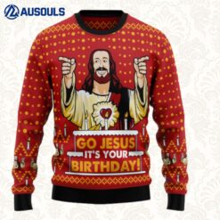 Jessus'S Birthday Ugly Sweaters For Men Women Unisex