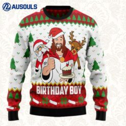 Jesus Birthday Boy Ugly Sweaters For Men Women Unisex