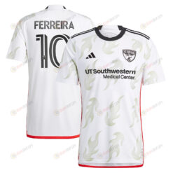 Jesus Ferreira 10 FC Dallas 2023 Burn Baby Burn Men Jersey - White